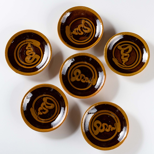 河井 寛次郎『流描皿』