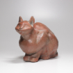 木内克『猫』 共箱 銘有